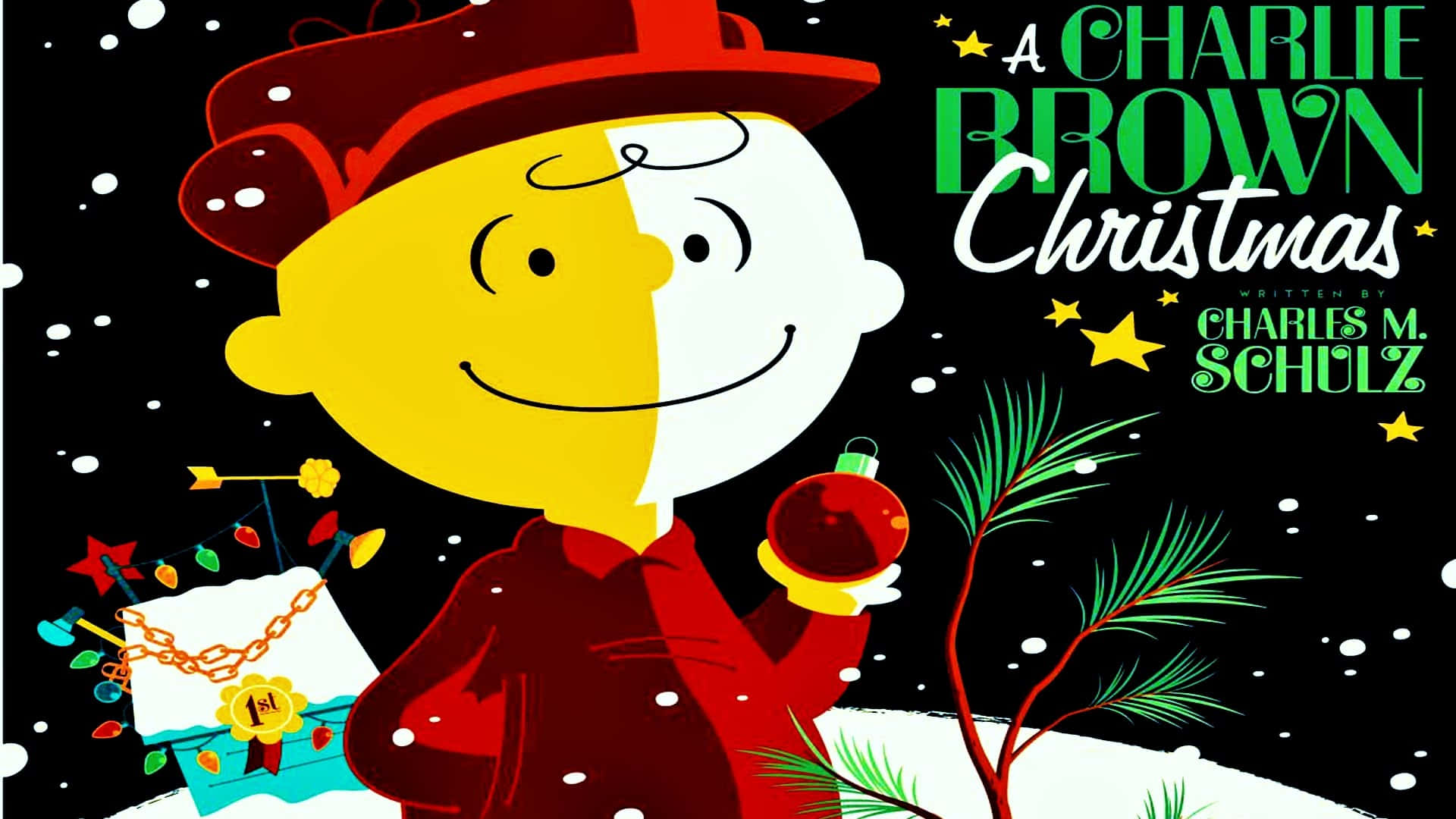 En Charlie Brown Jul af Charlie Brown Wallpaper