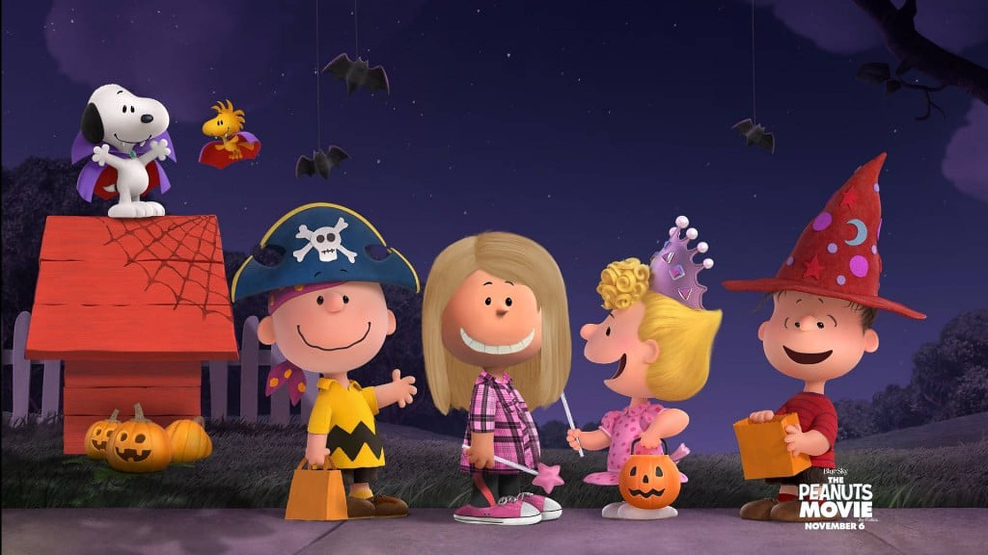 Charlie Brown Friends Halloween Costumes Wallpaper