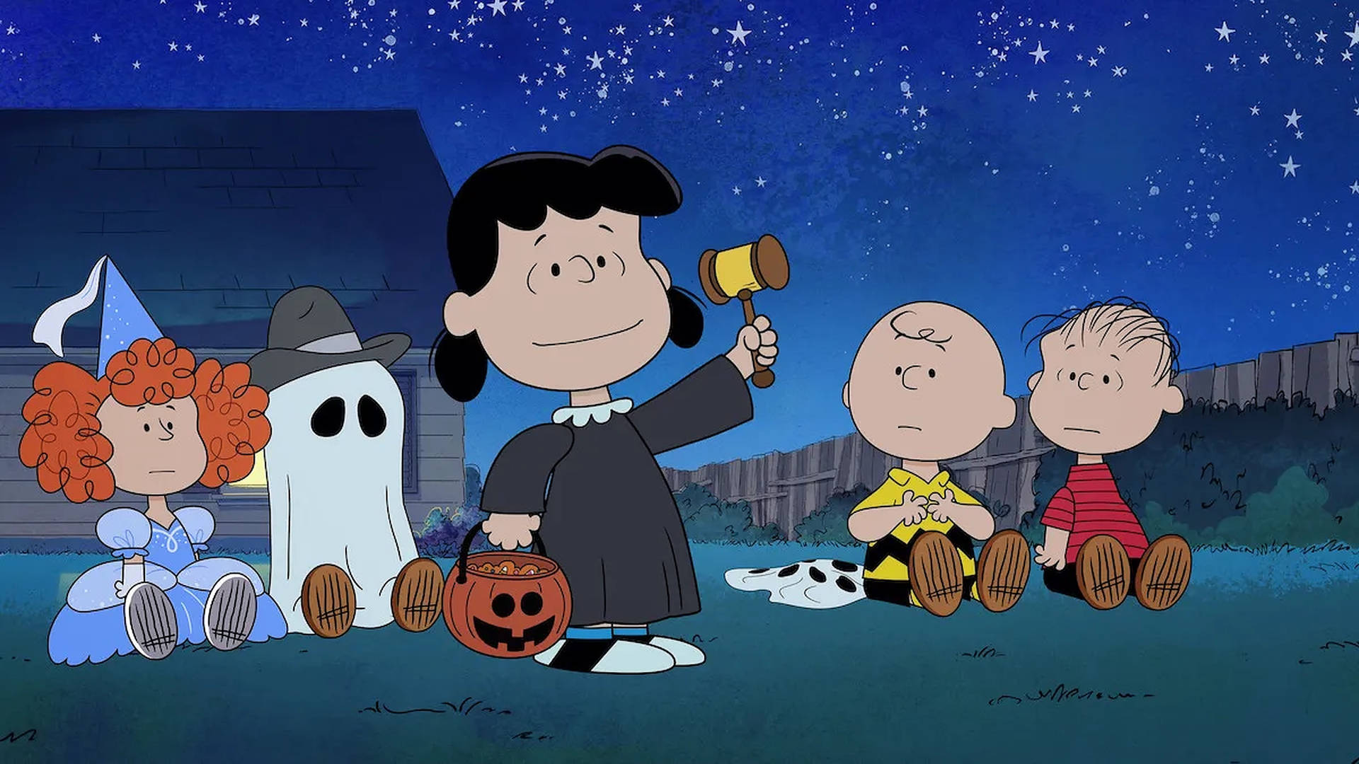 Charlie Brown Halloween Night Wallpaper