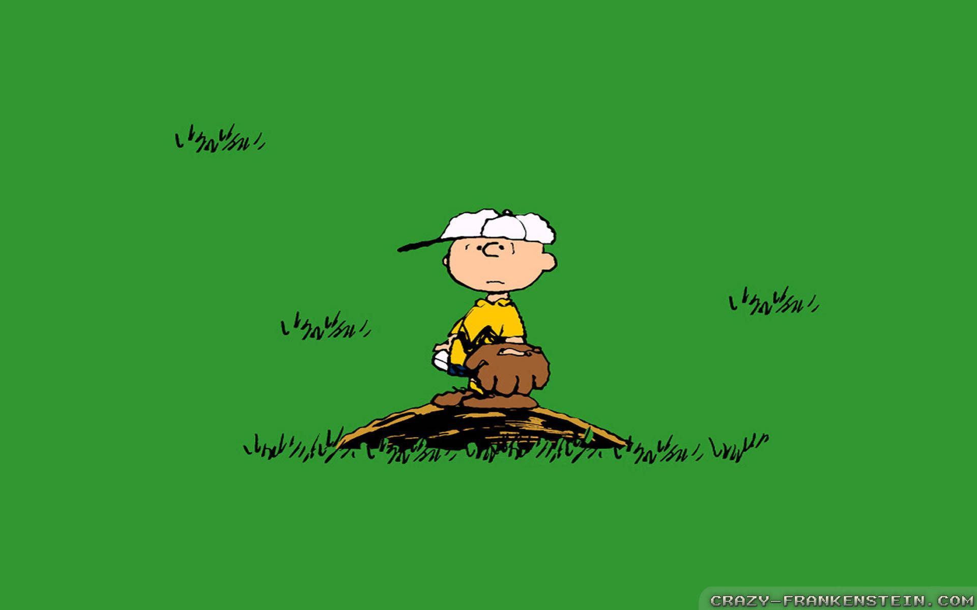 Charlie Brown Holding Baseball