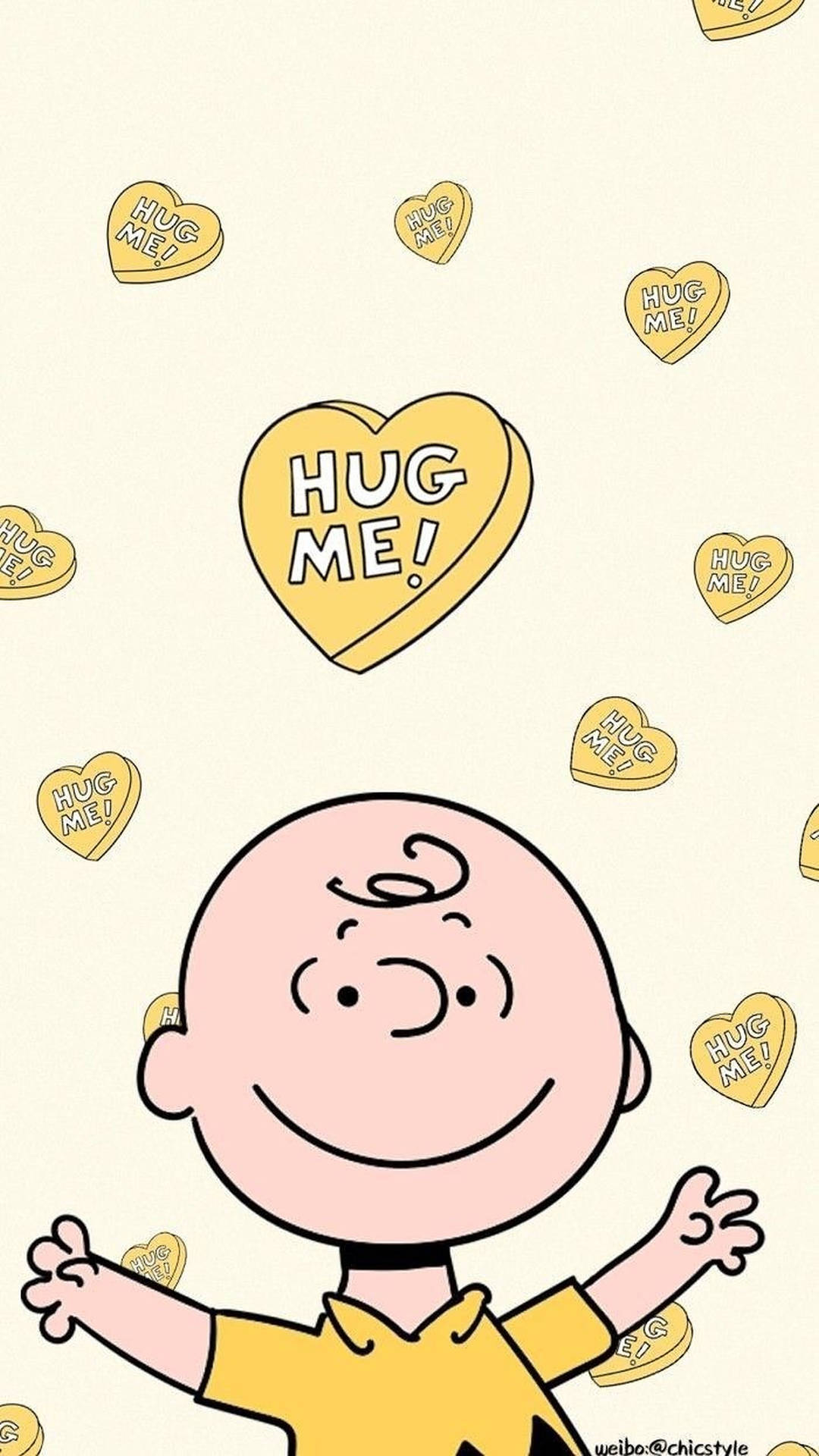 Charlie Brown Hug Me