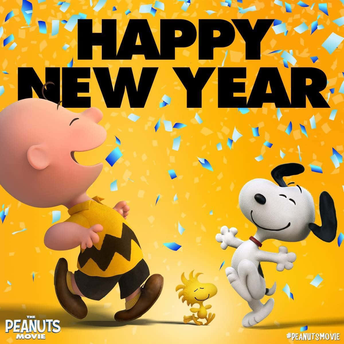 Glædelig Charlie Brown Nytår Wallpaper