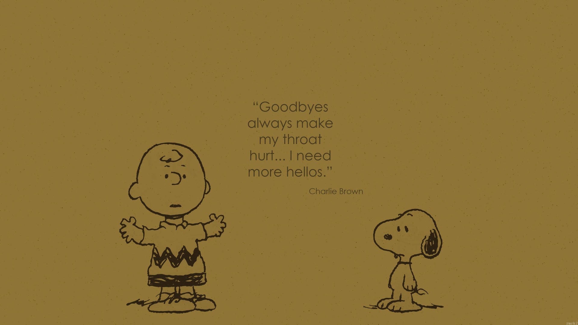 Charlie Brown Quote