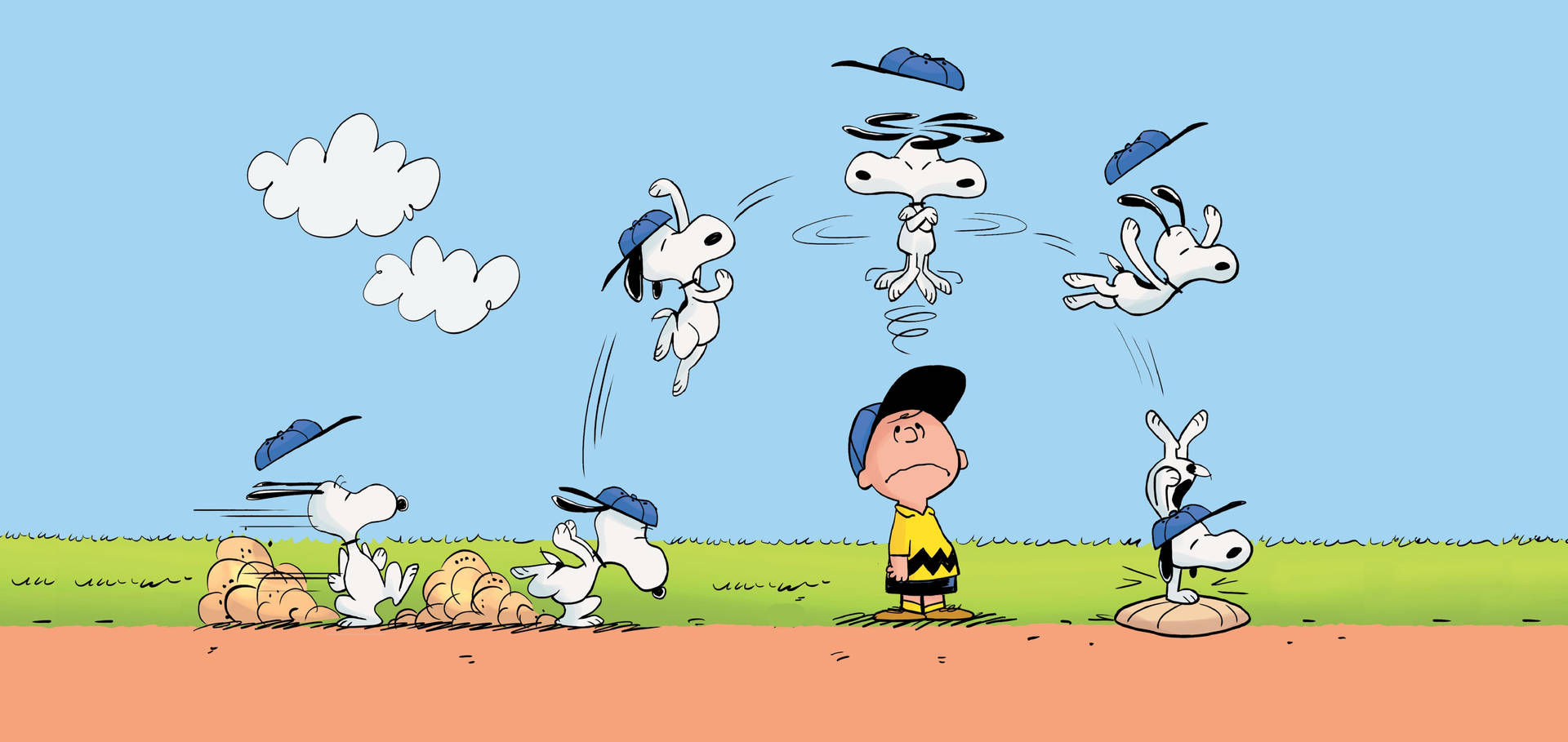 Charlie Brown Snoopy Jumping