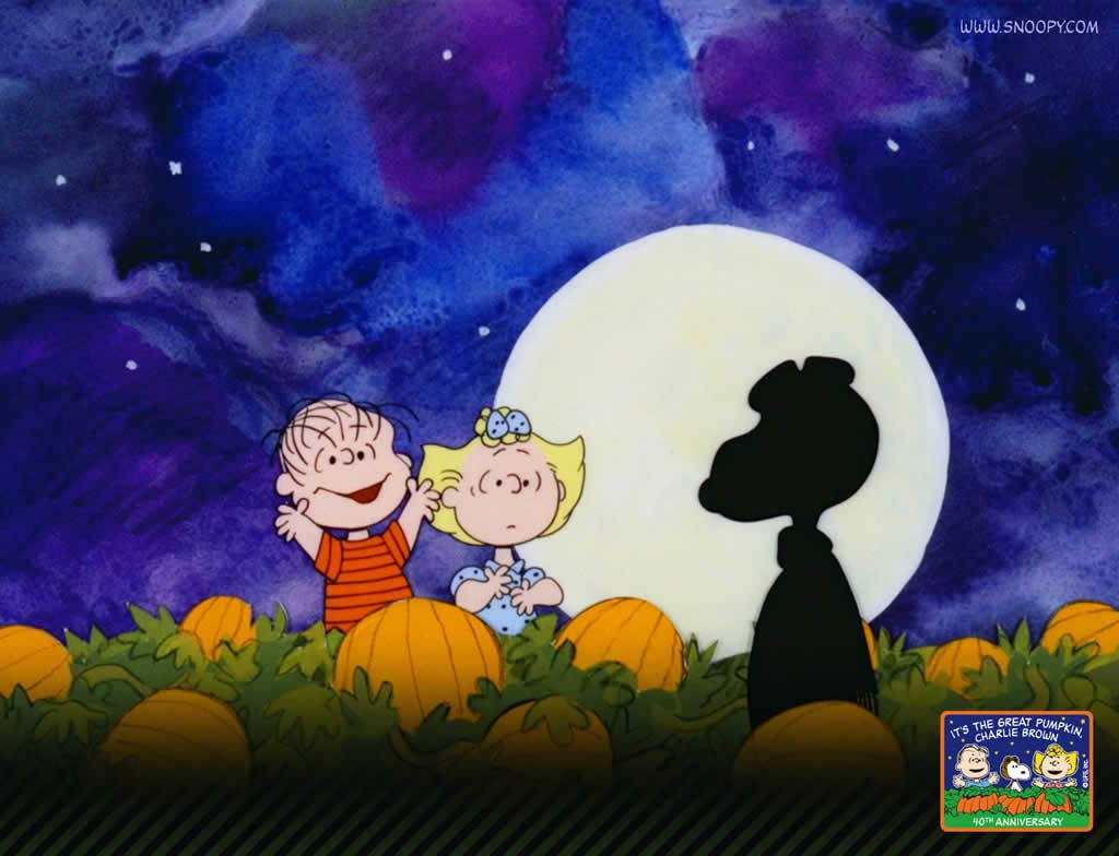 Charlie Brown Spooky Halloween Wallpaper