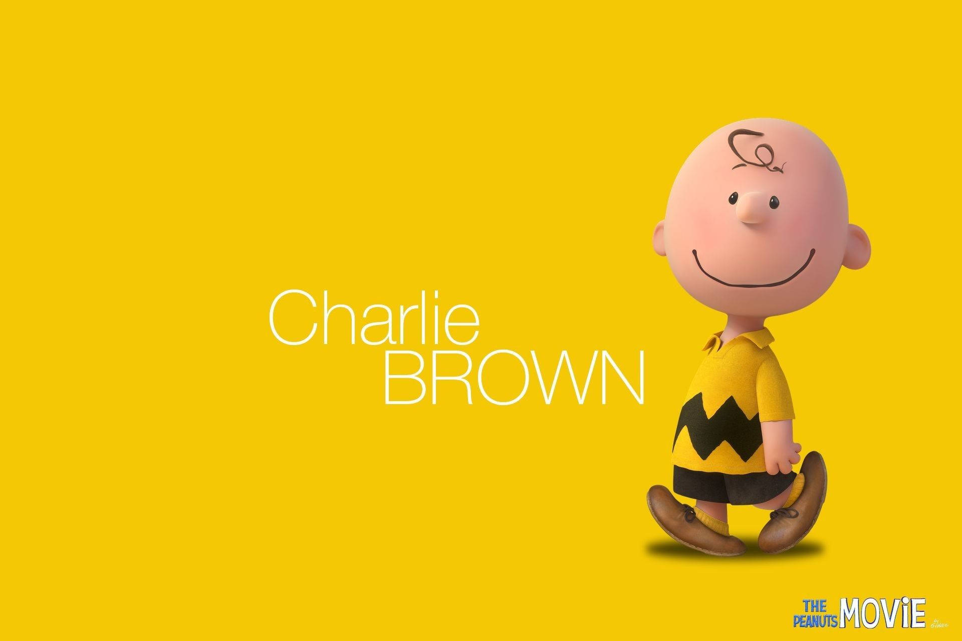 Charlie Brown tegnefilmkarakter Fra Peanuts-filmen Wallpaper