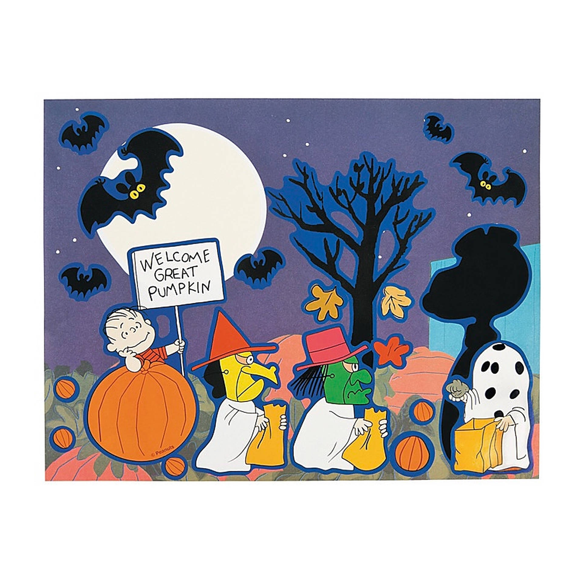 Charlie Brown Vector Halloween Art Wallpaper
