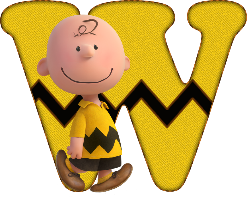 Charlie Brown Yellow Shirt Character PNG