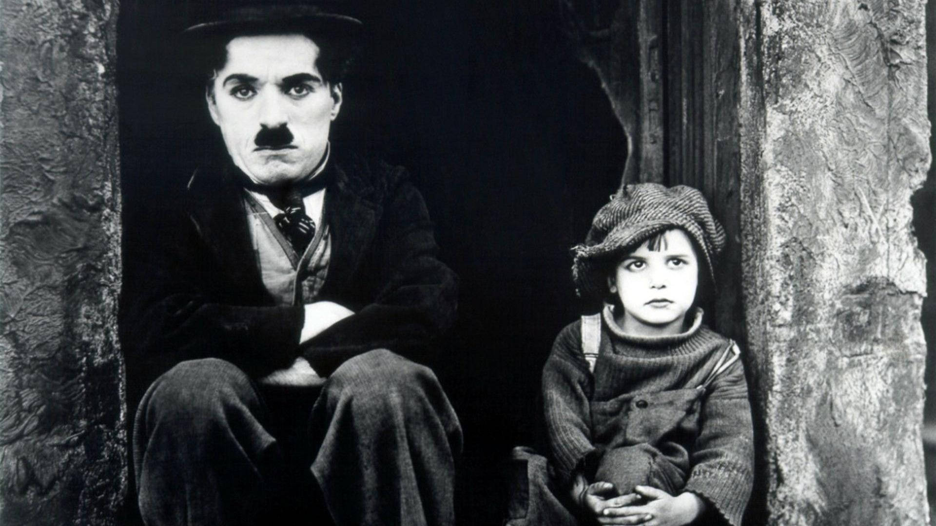 Charlie Chaplin And Kid