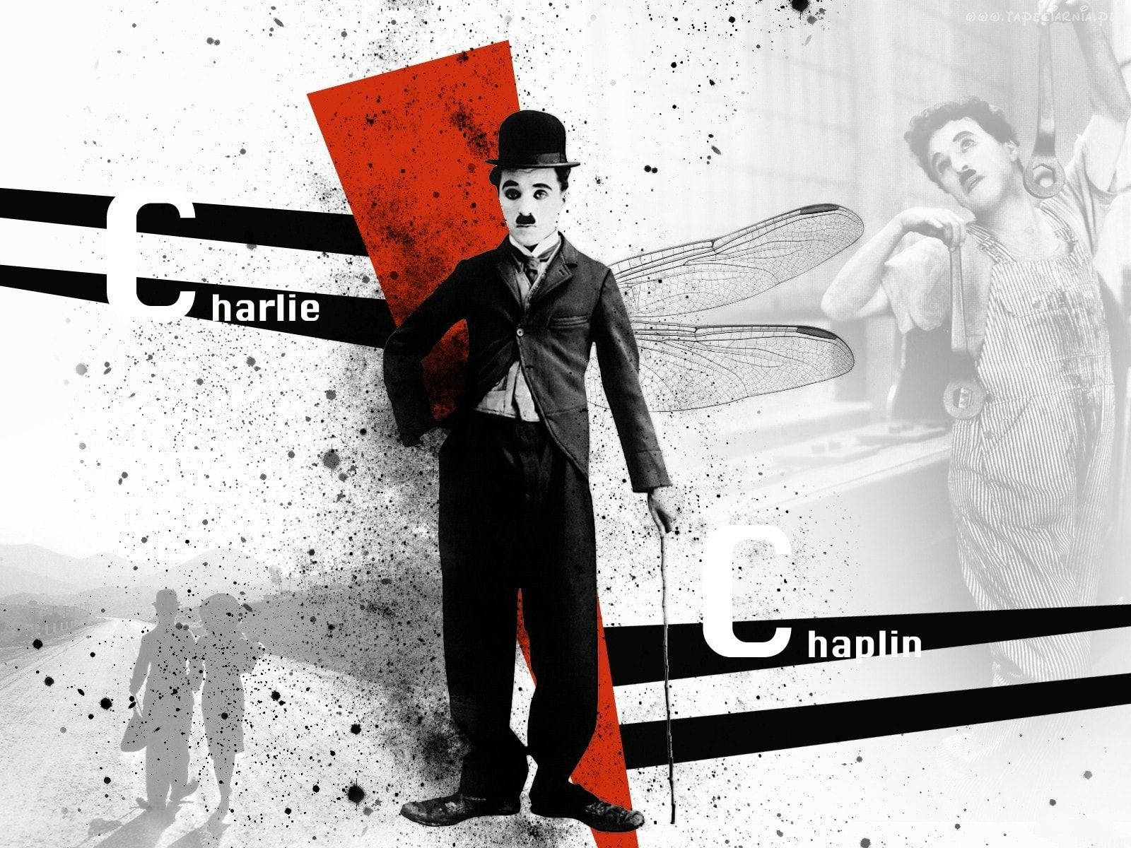 Charlie Chaplin Digital Art