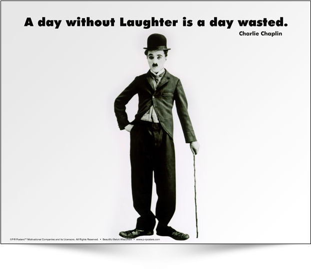 Charlie Chaplin Laughter Quote PNG