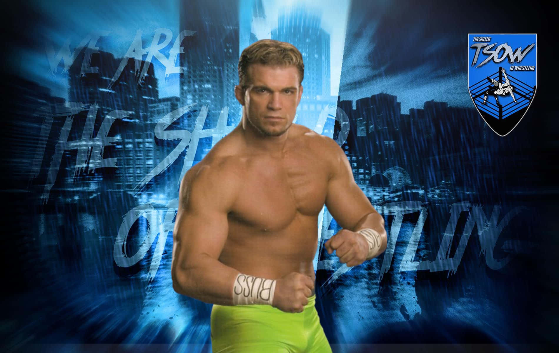 Charlie Haas The Shield Of Wrestling Poster Wallpaper