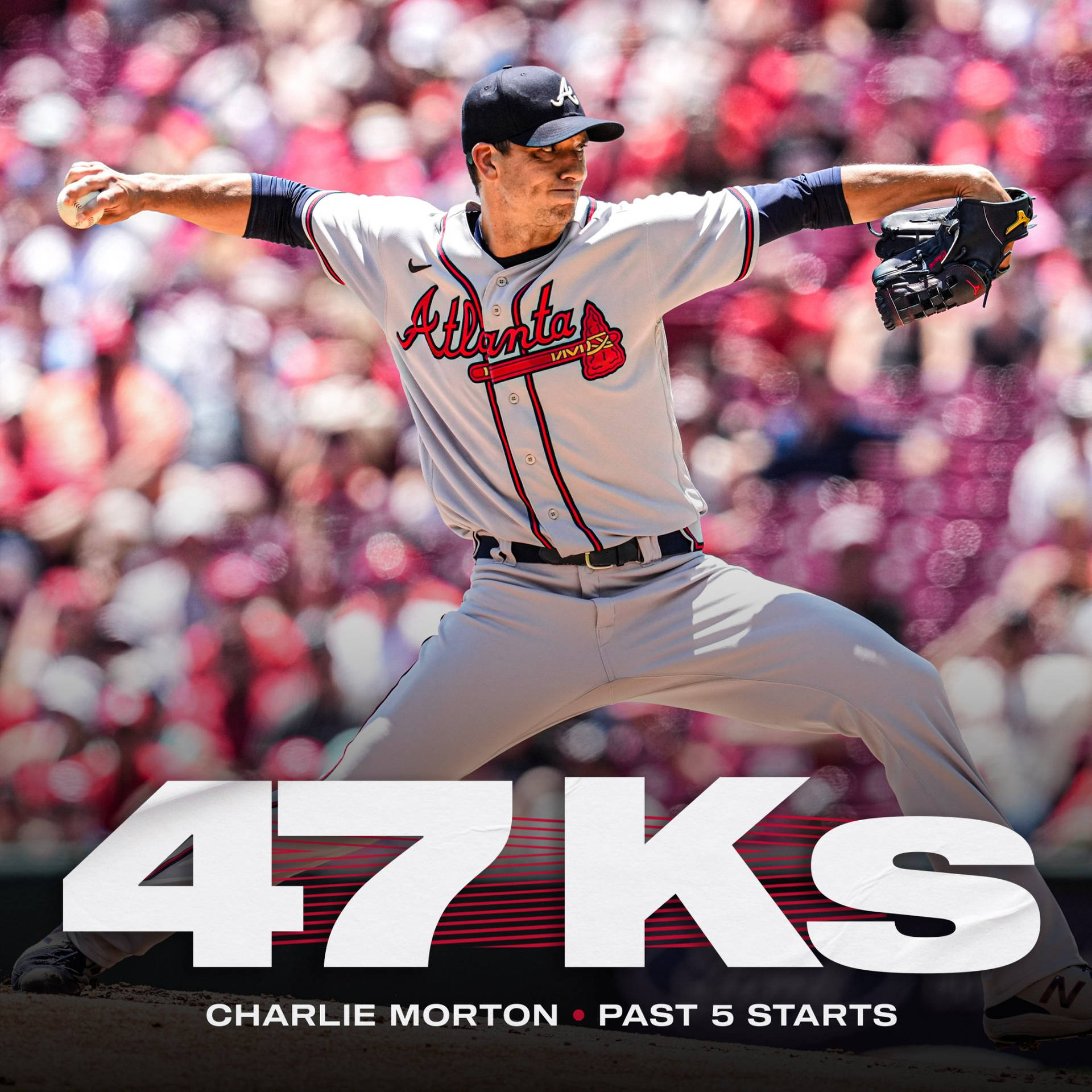 Charlie Morton in action during a game, showcasing his athletic prowess Wallpaper