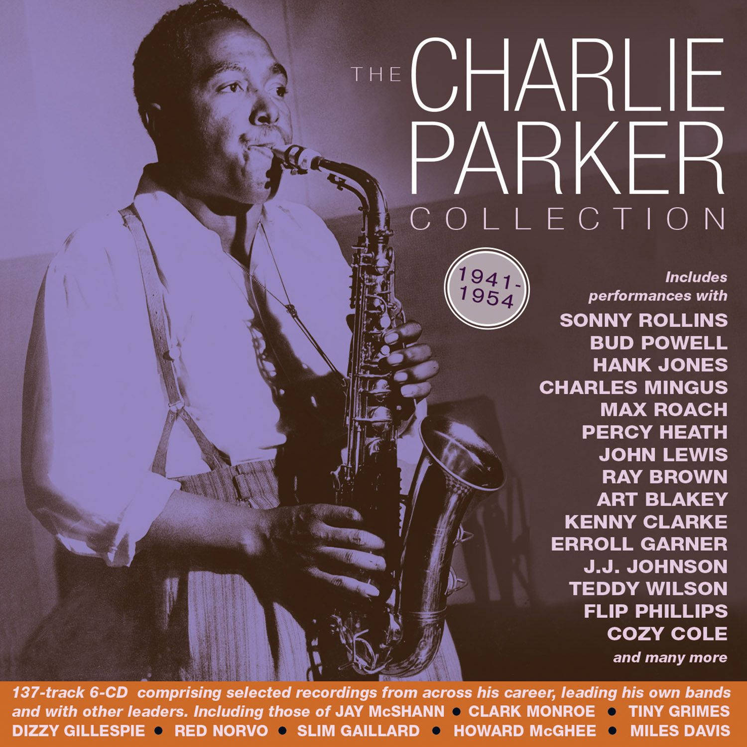 Dække af Charlie Parker Album Collection Wallpaper