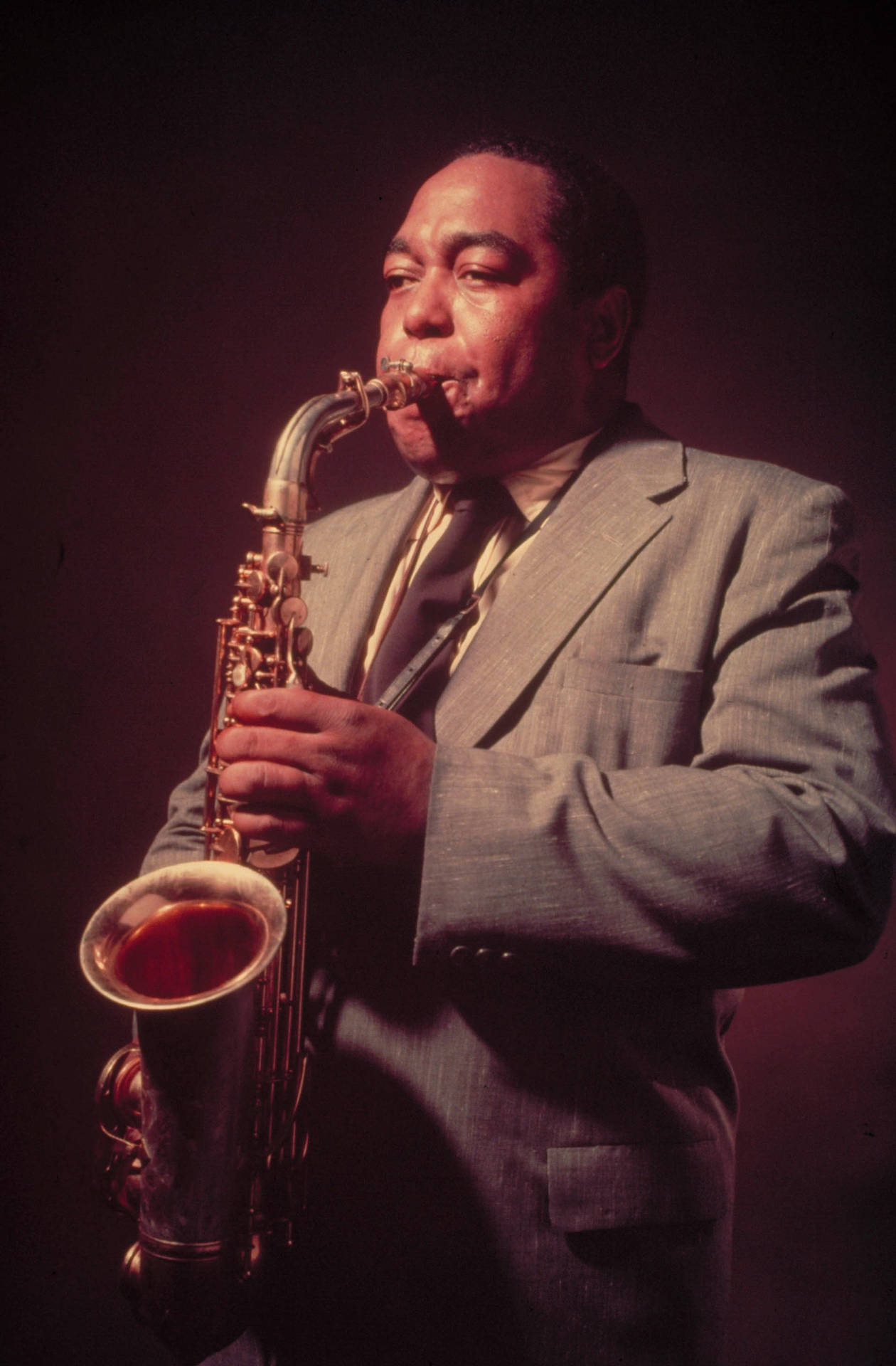 Charlie Parker Colored Photo Wallpaper