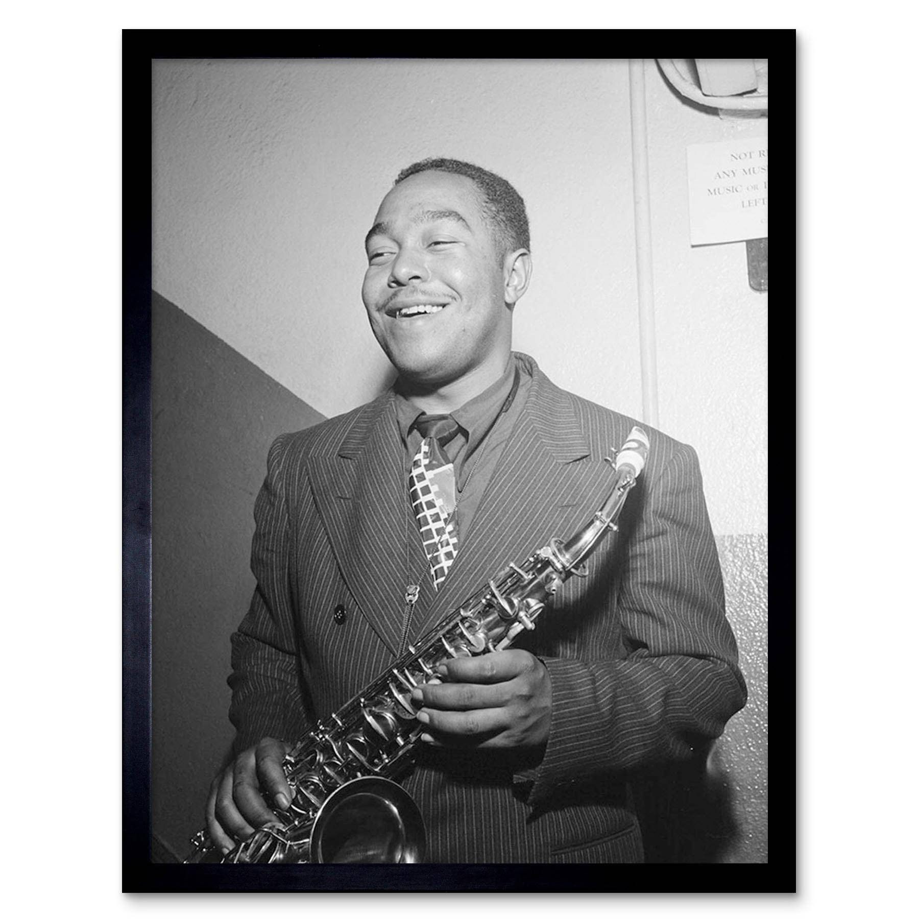 Charlie Parker Laughing Poster Wallpaper