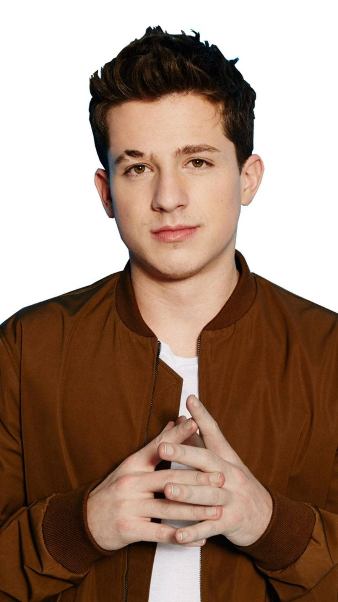 Charlie Puth Closing Hands Background
