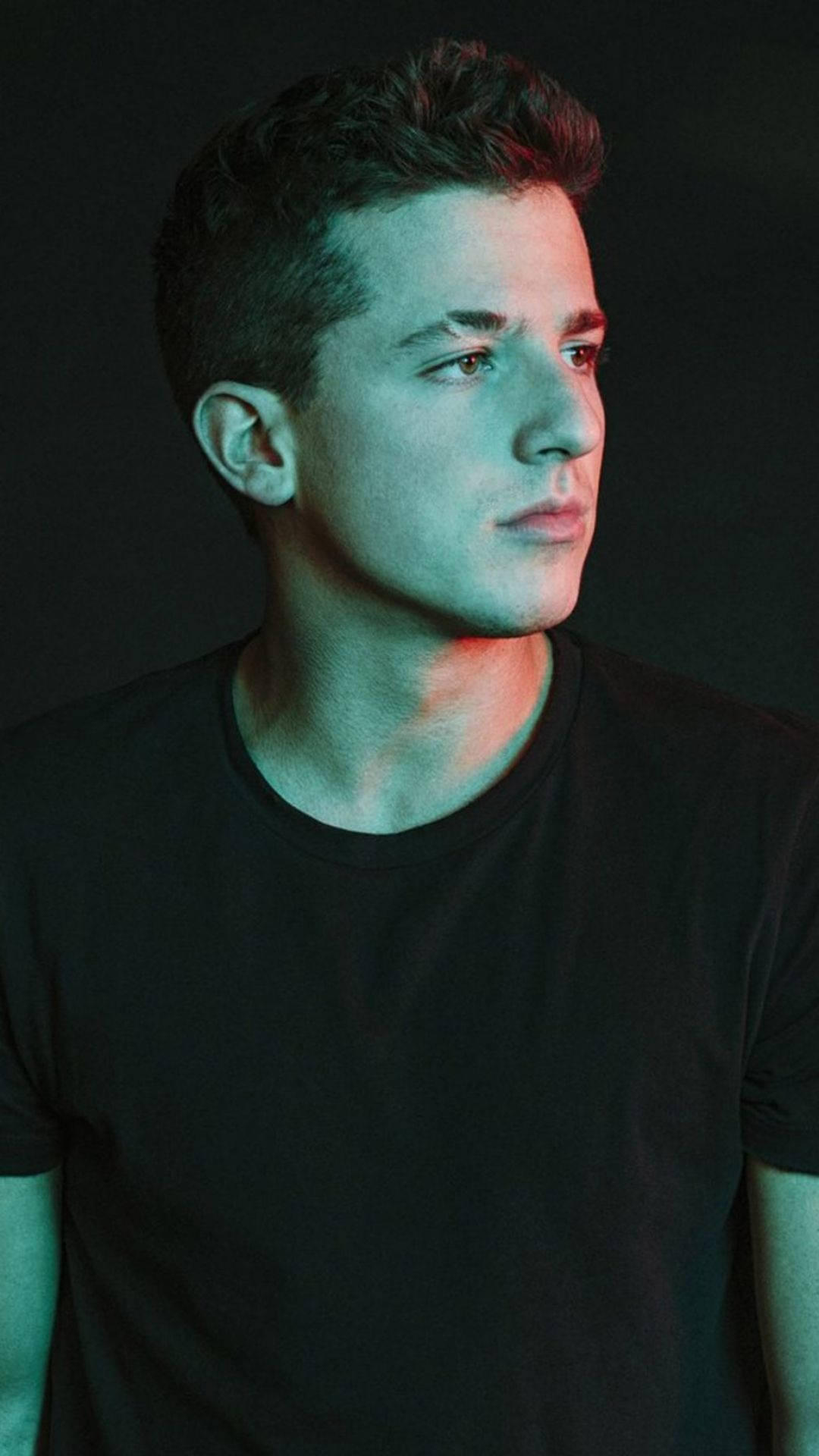 Charlie Puth Side View Shot Background