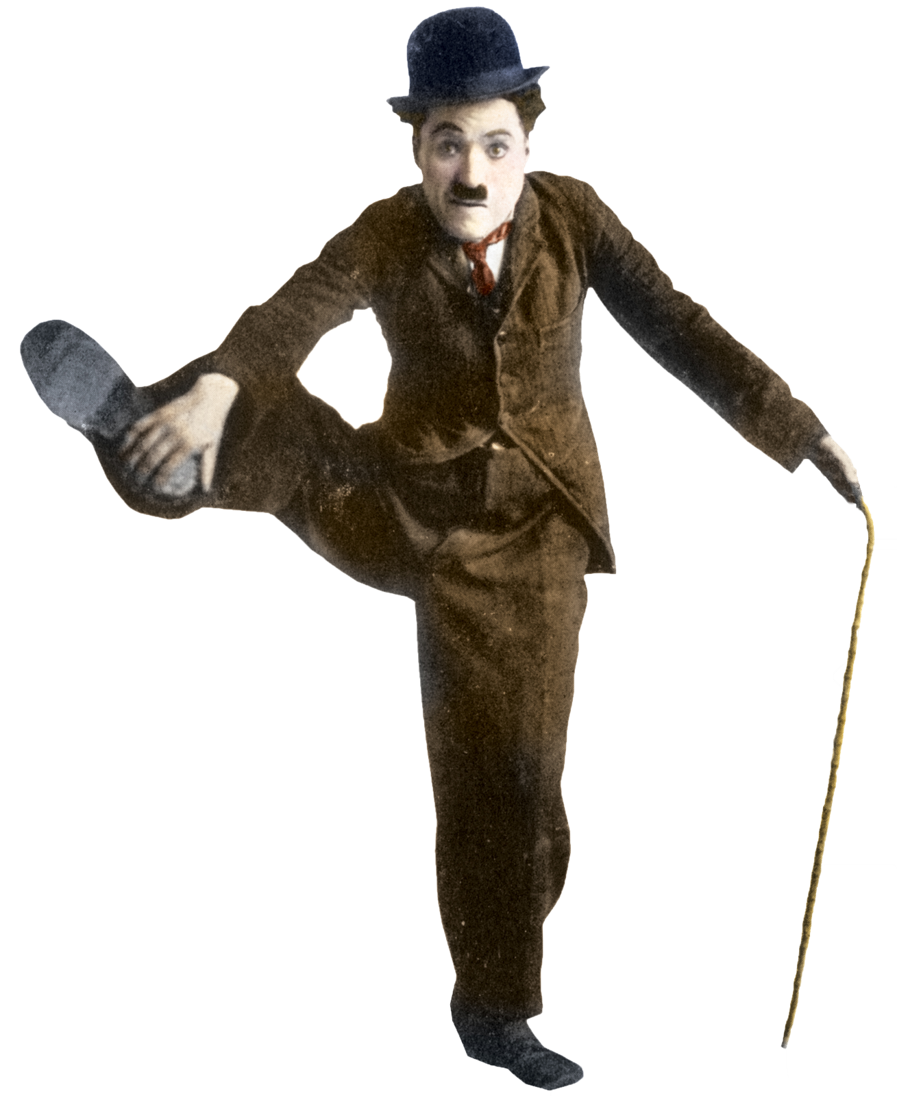 Charlie_ Chaplin_ Classic_ Pose PNG