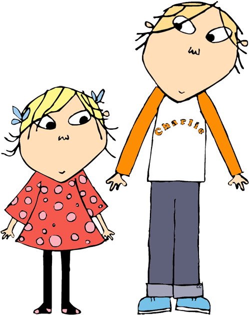 Download Charlieand Lola Cartoon Characters | Wallpapers.com