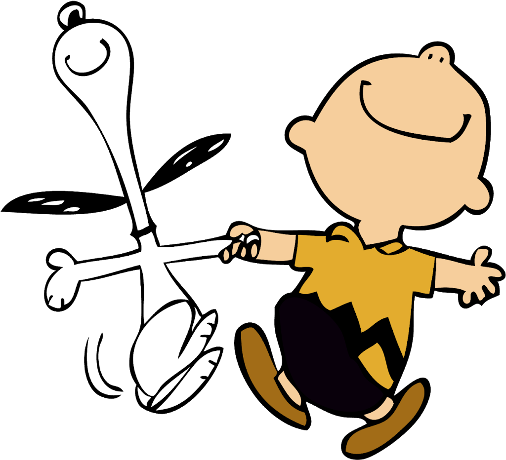Charlieand Snoopy Dancing PNG