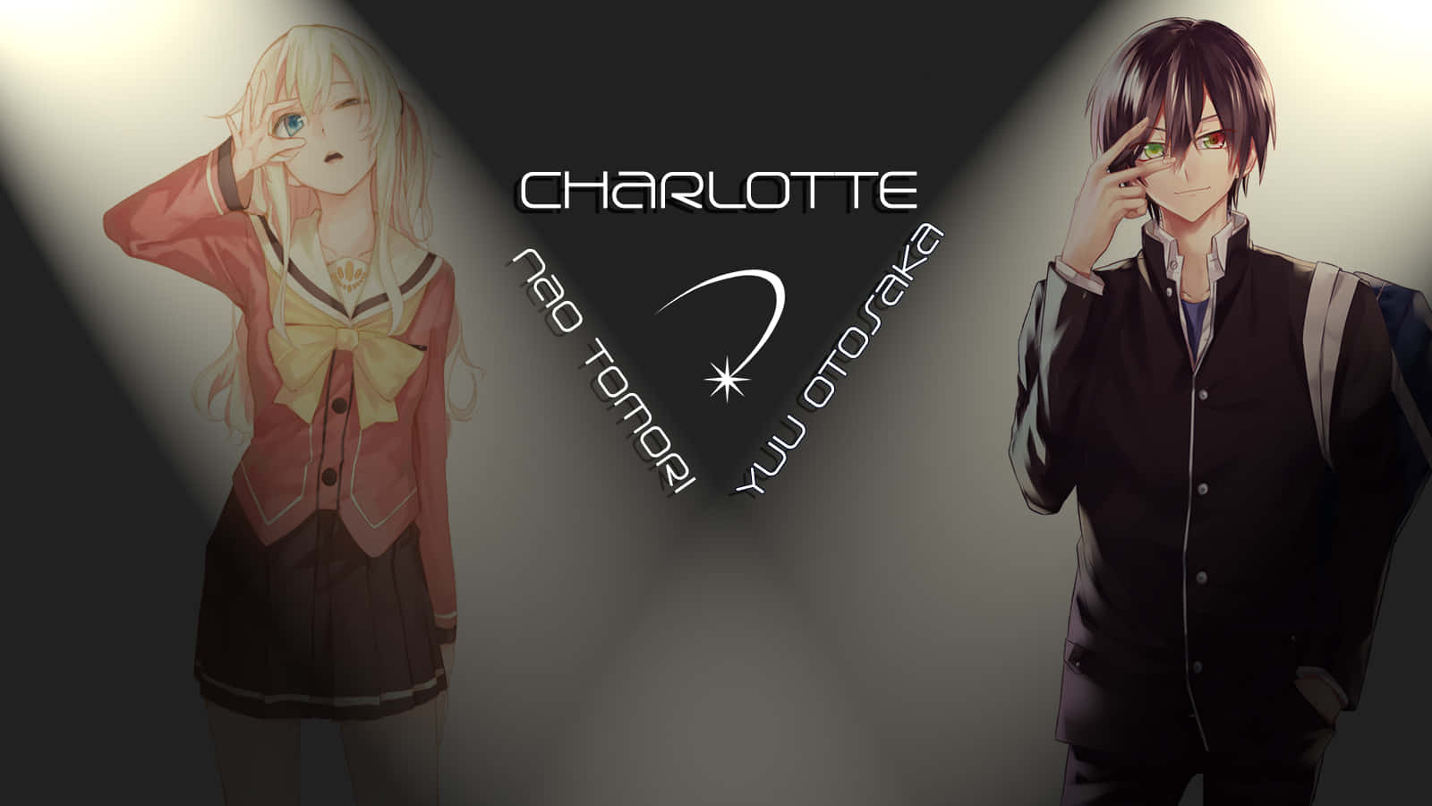 Charlotte Anime Nao & Yuu Wallpaper