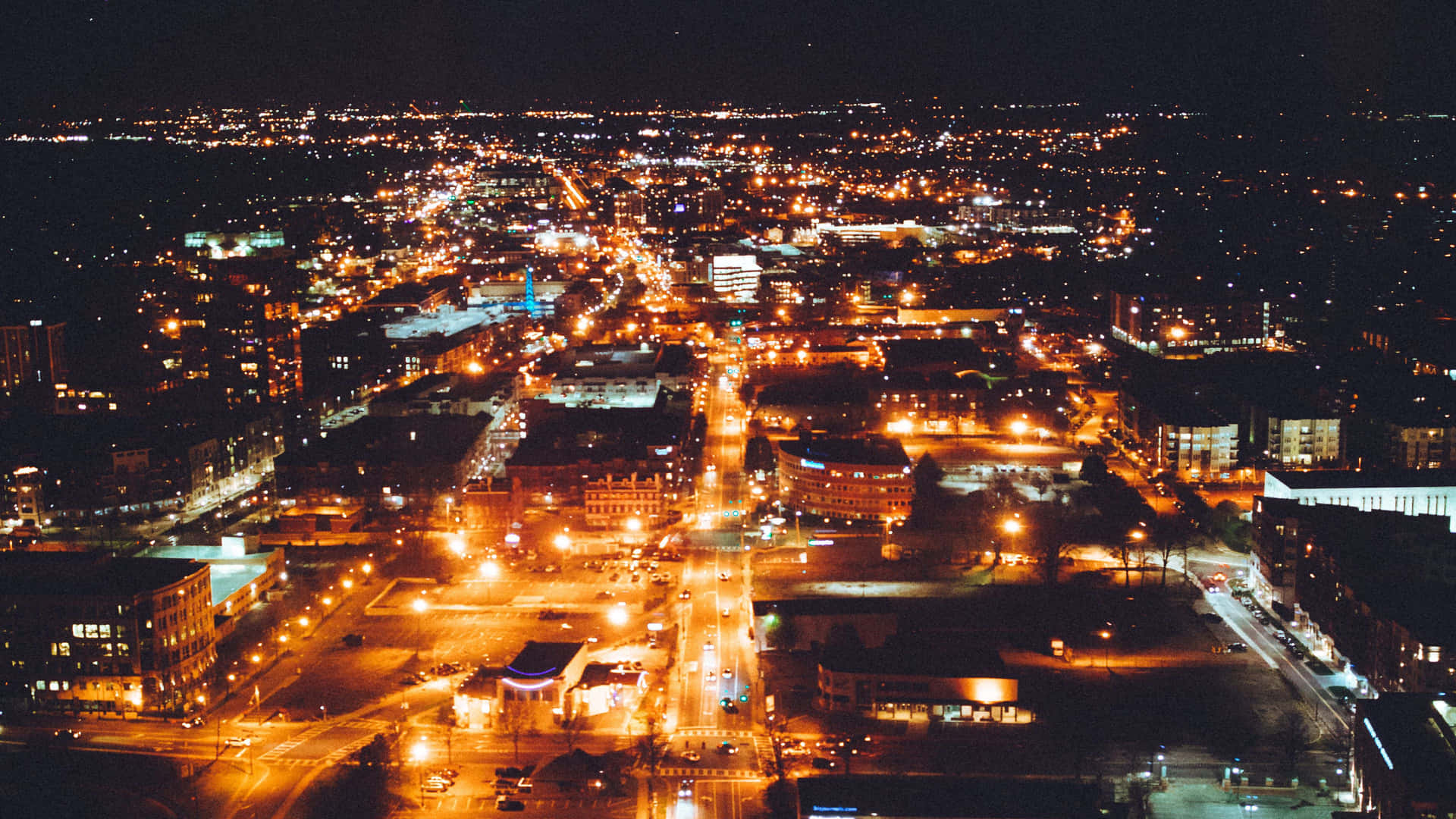 Charlotte Nighttime Cityscape Wallpaper