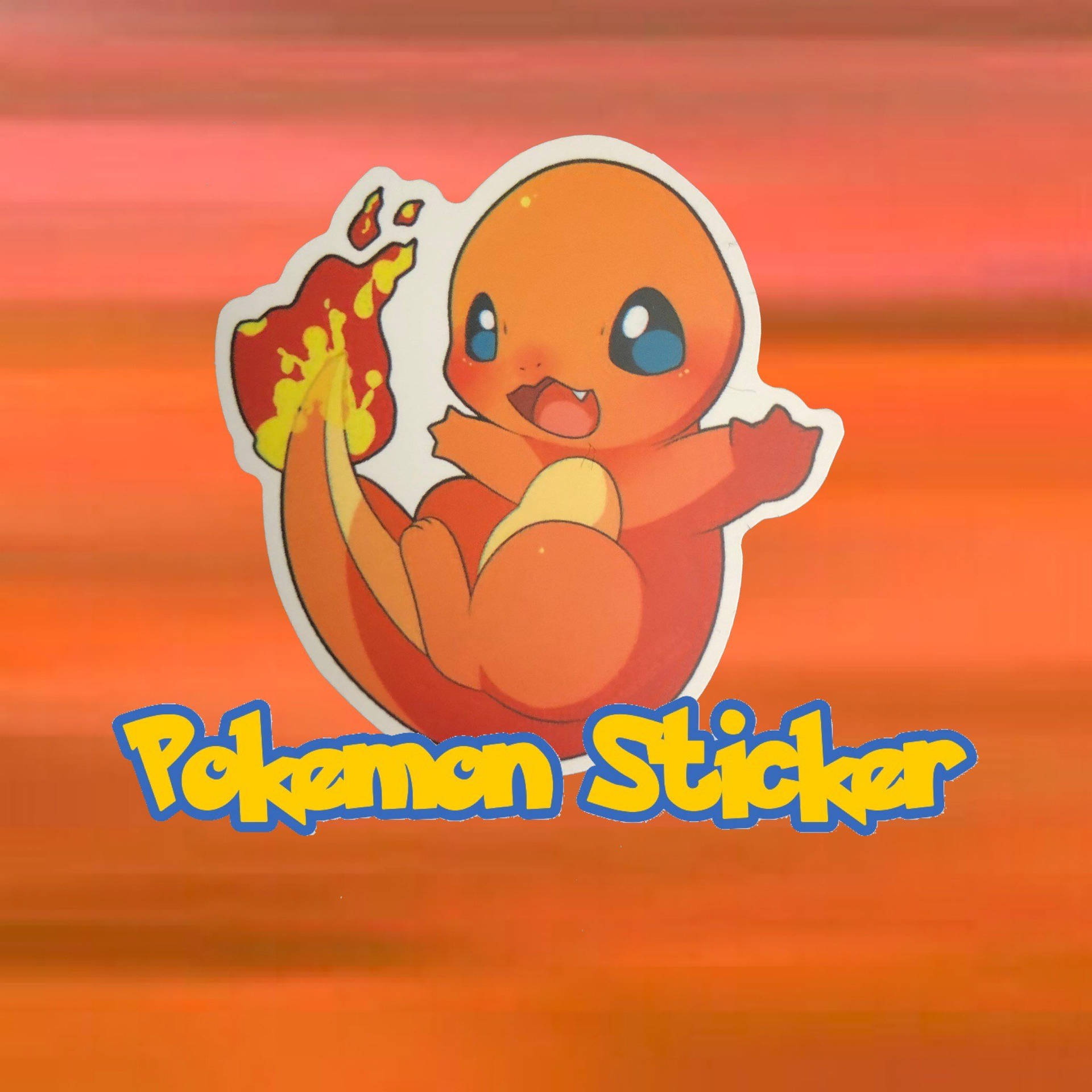 Charmander In Pokémon Sticker