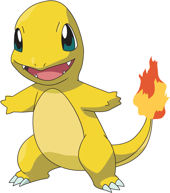 Charmander Pokemon Flame Tail PNG