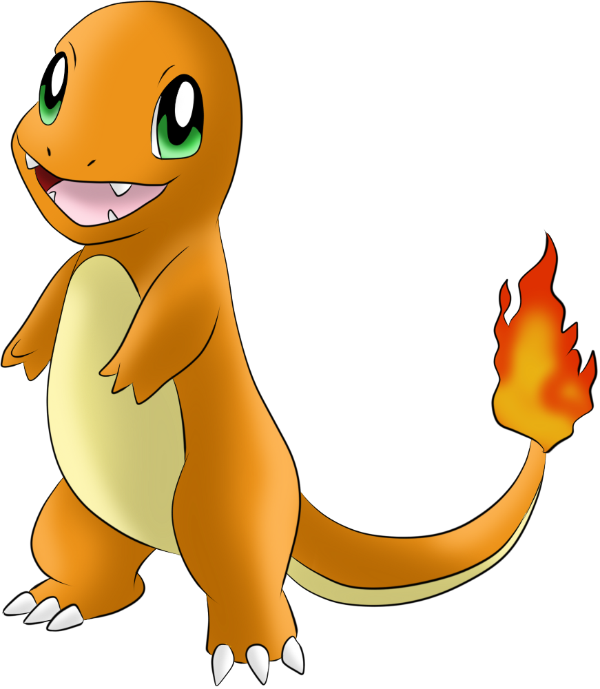 Charmander Pokemon Illustration PNG