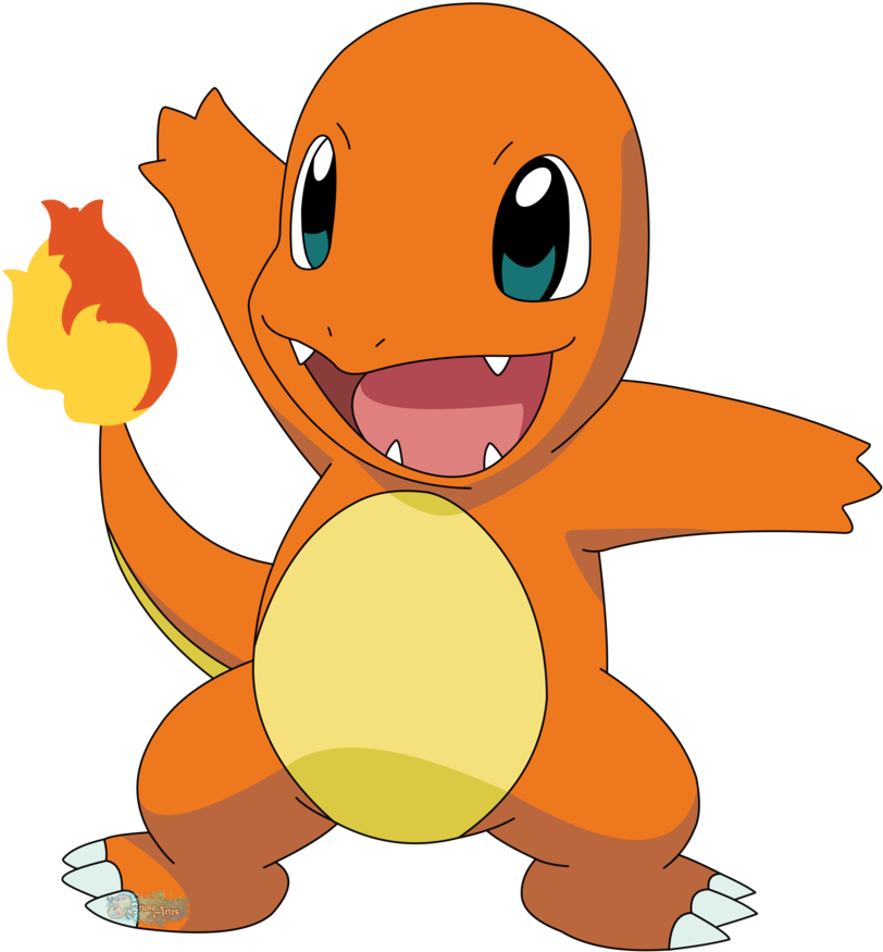 Charmander Pokemon Illustration PNG