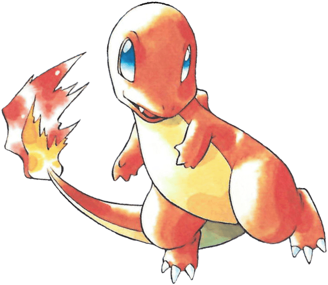 Charmander Pokemon Illustration PNG