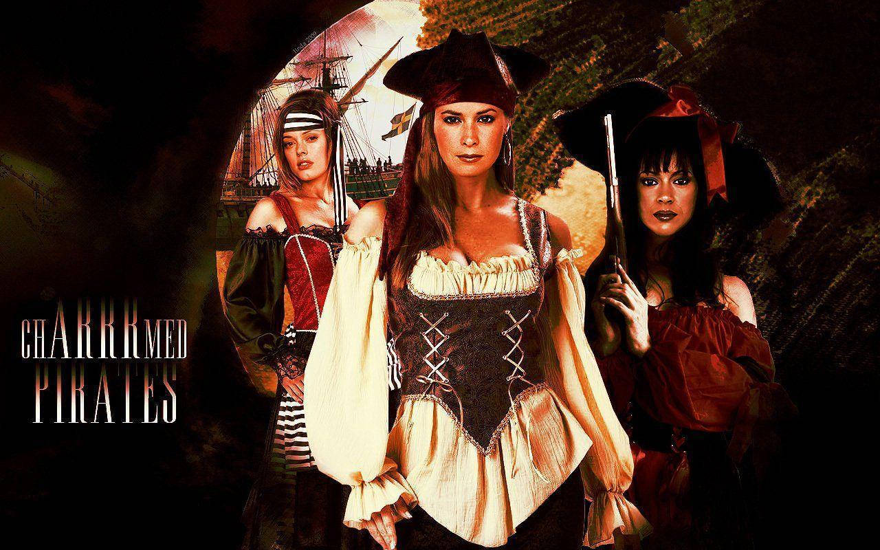 Charmed Characters In Pirate Costumes Wallpaper