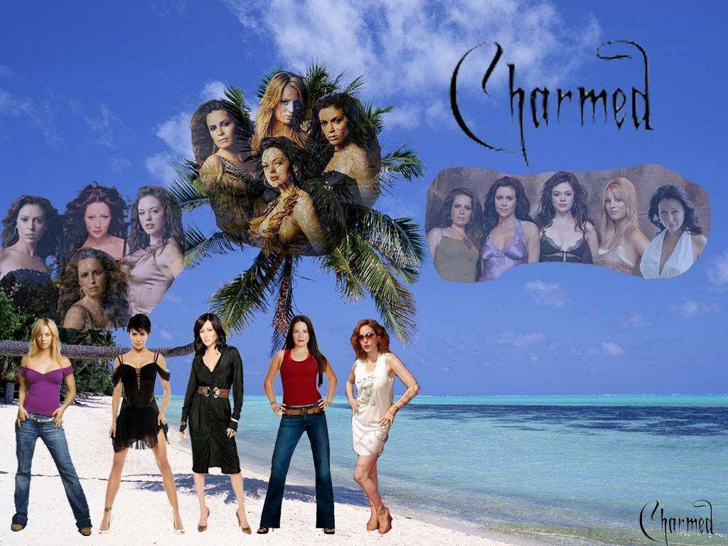 Collagede Playa Creativo Encantador De Mujeres. Fondo de pantalla
