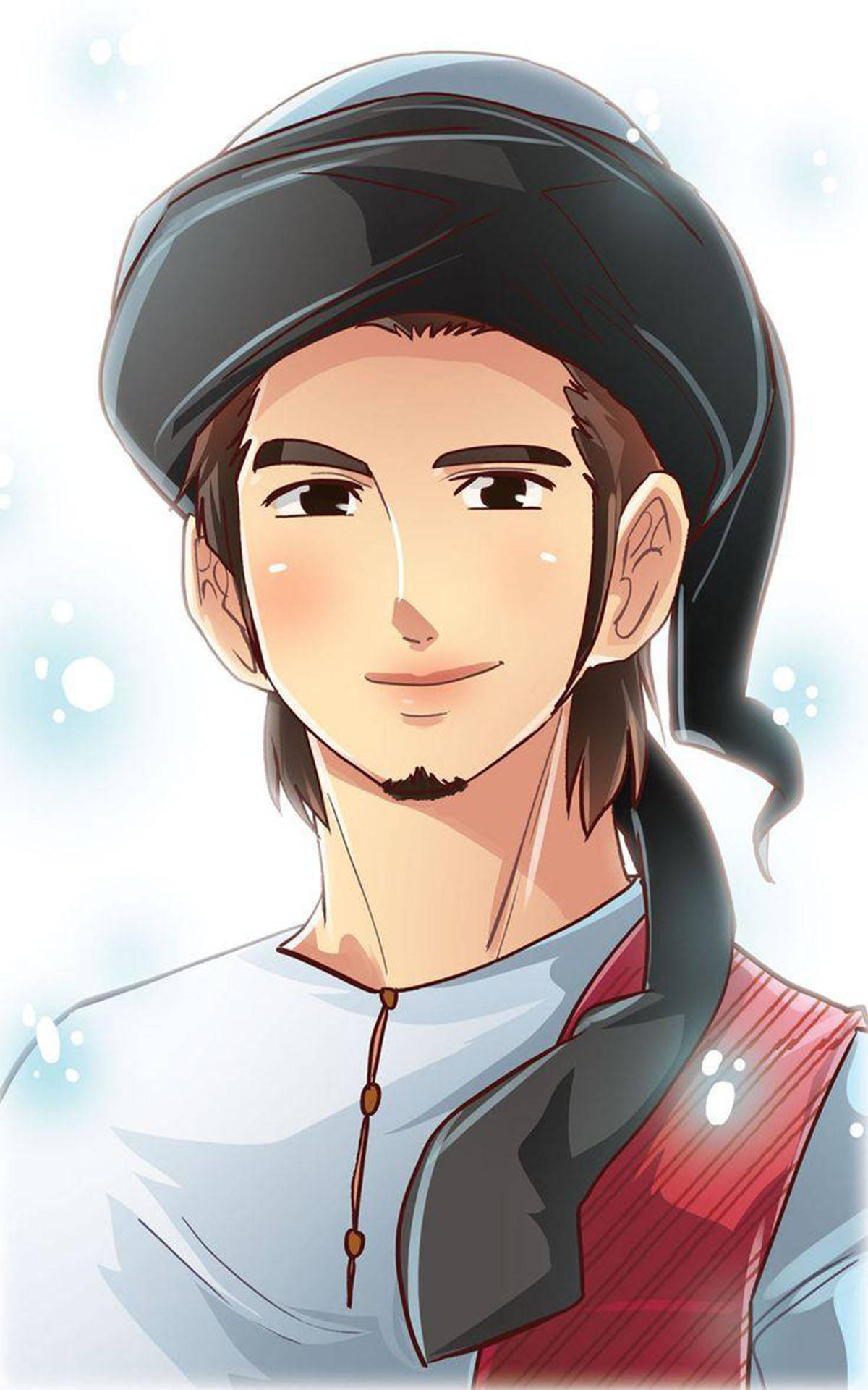 Charming Anime Islamic Boy Background