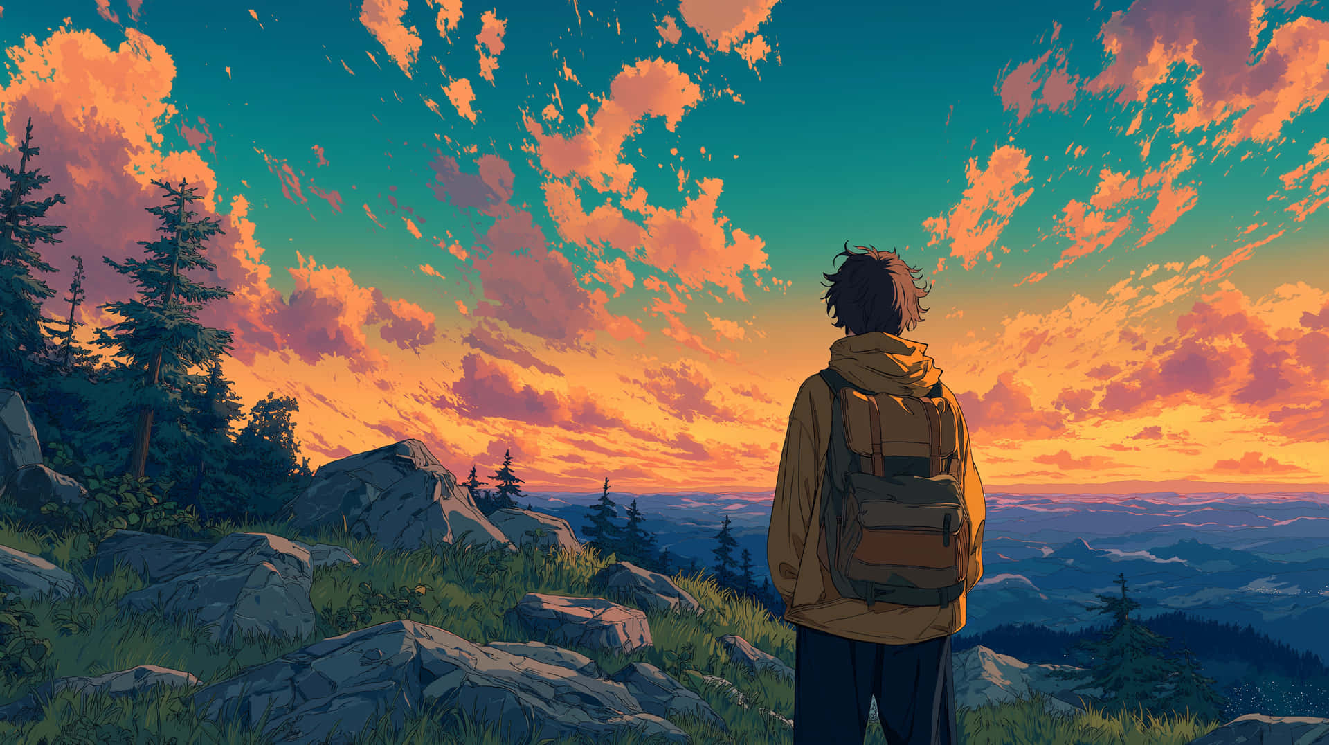 Charming Artistic Portrait Of A Boy Wallpaper