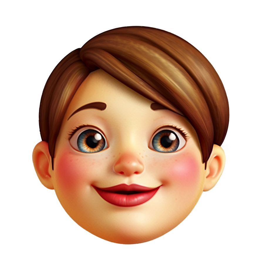 Charming Face Emoji Png Qlb PNG