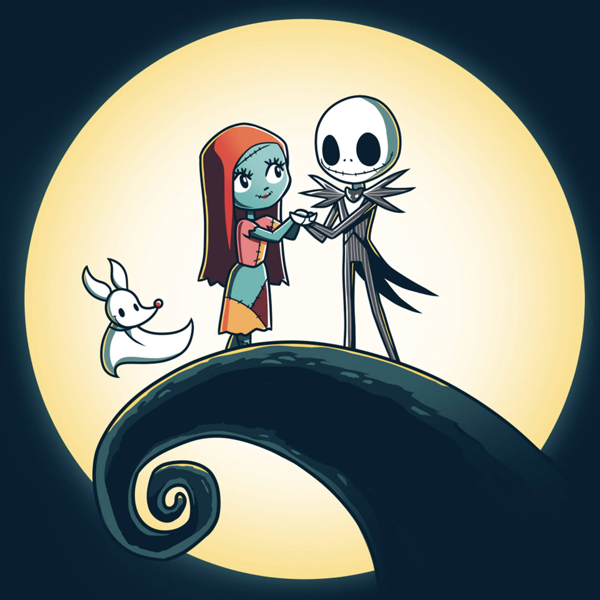 Charming Jack And Sally Wallpaper