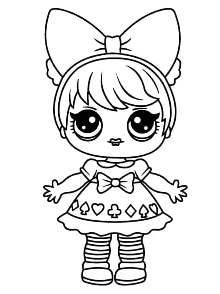 Charming Lol Surprise Doll Coloring Art