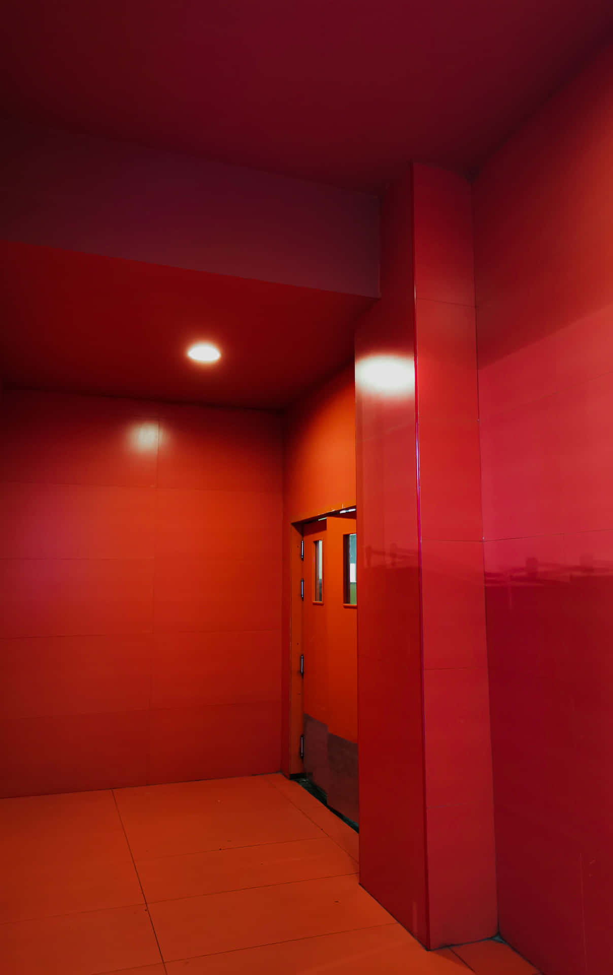 Charming Simplicity: A Vibrant Red Background