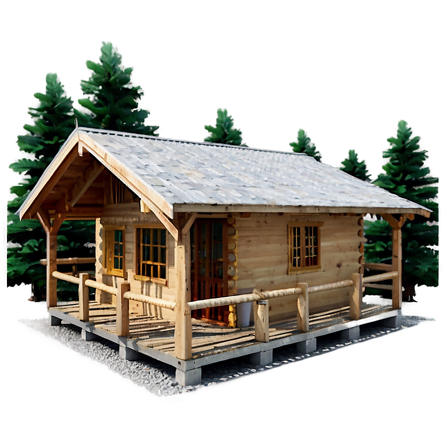 Charming Woodland Cabin Png Mye16 PNG