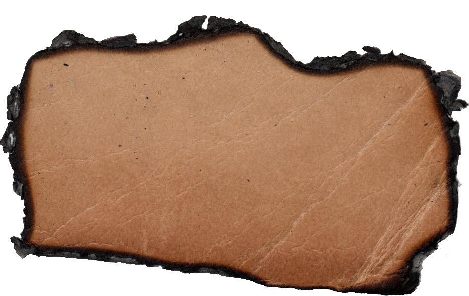 Charred Edge Paper Texture PNG
