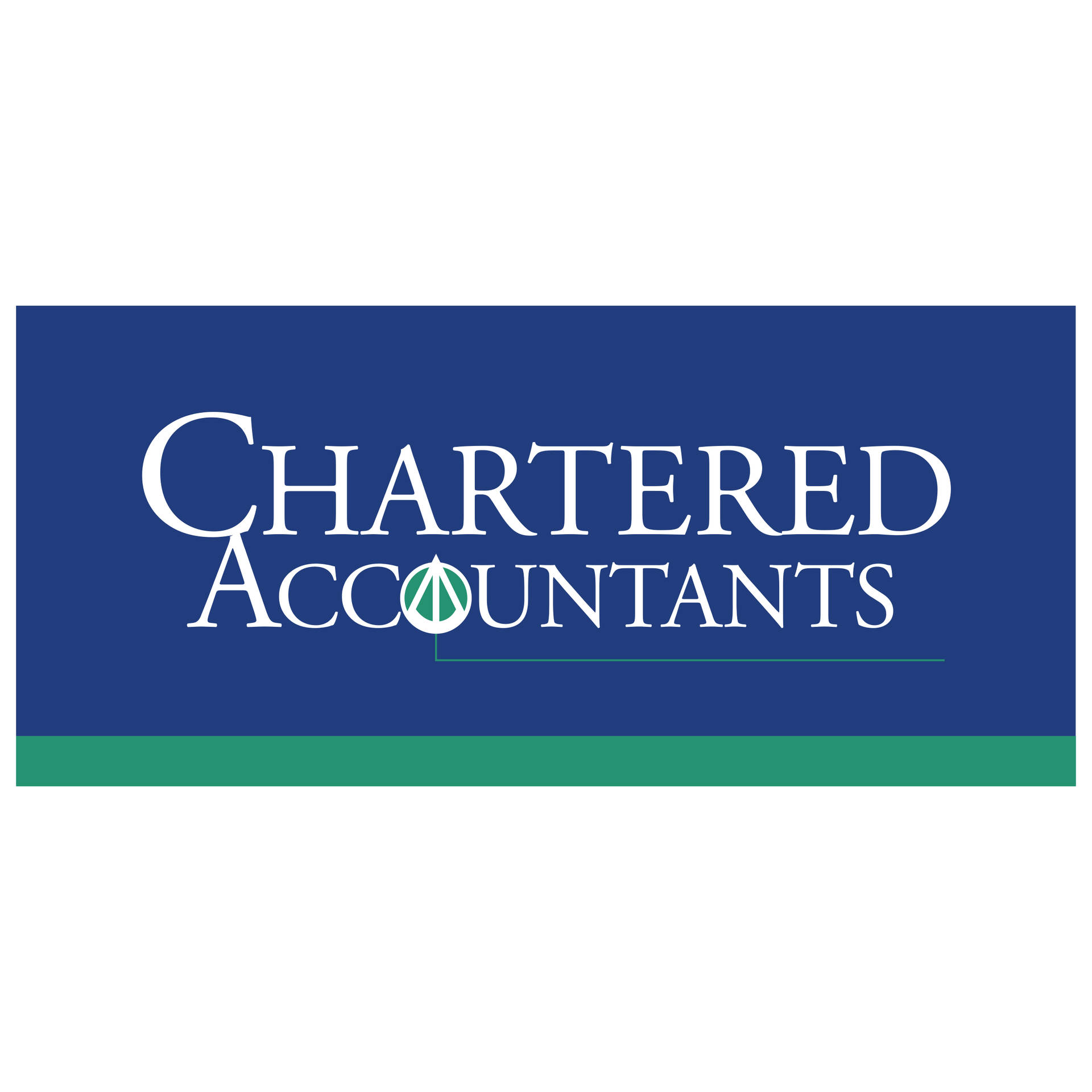 Chartered Accountant Banner-Baggrund: 