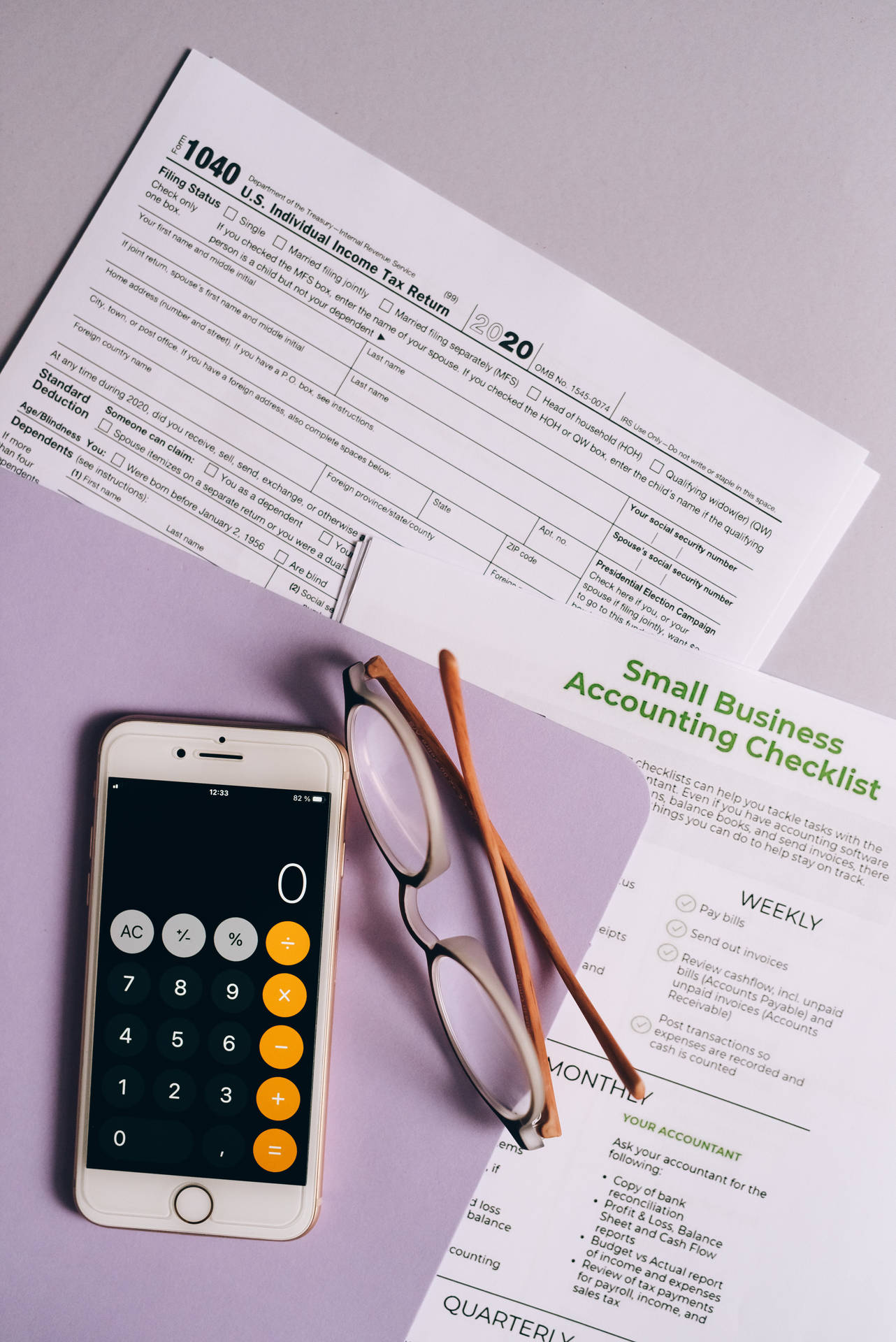 Chartered Accountant Checklist Wallpaper