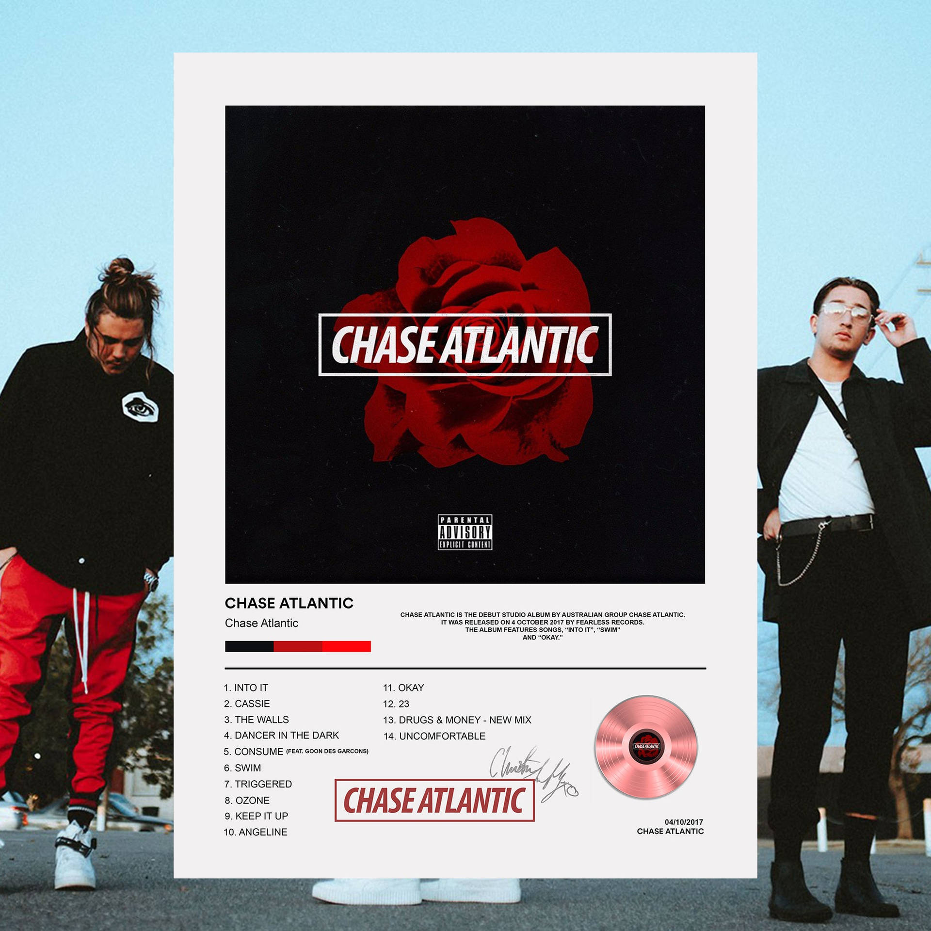 Chase Atlantic - Cd Cover Wallpaper
