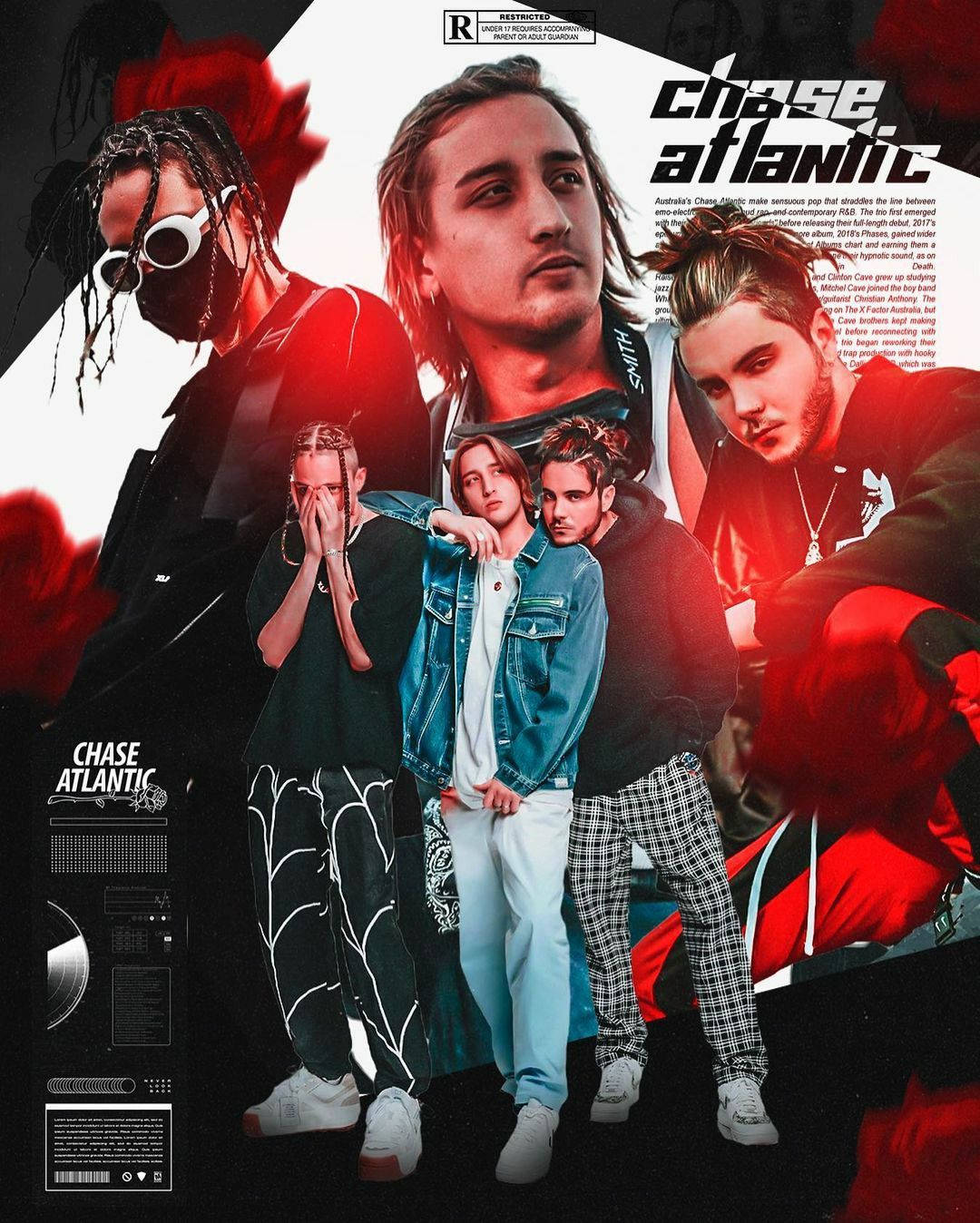 "Catch the adventure with Chase Atlantic" Wallpaper