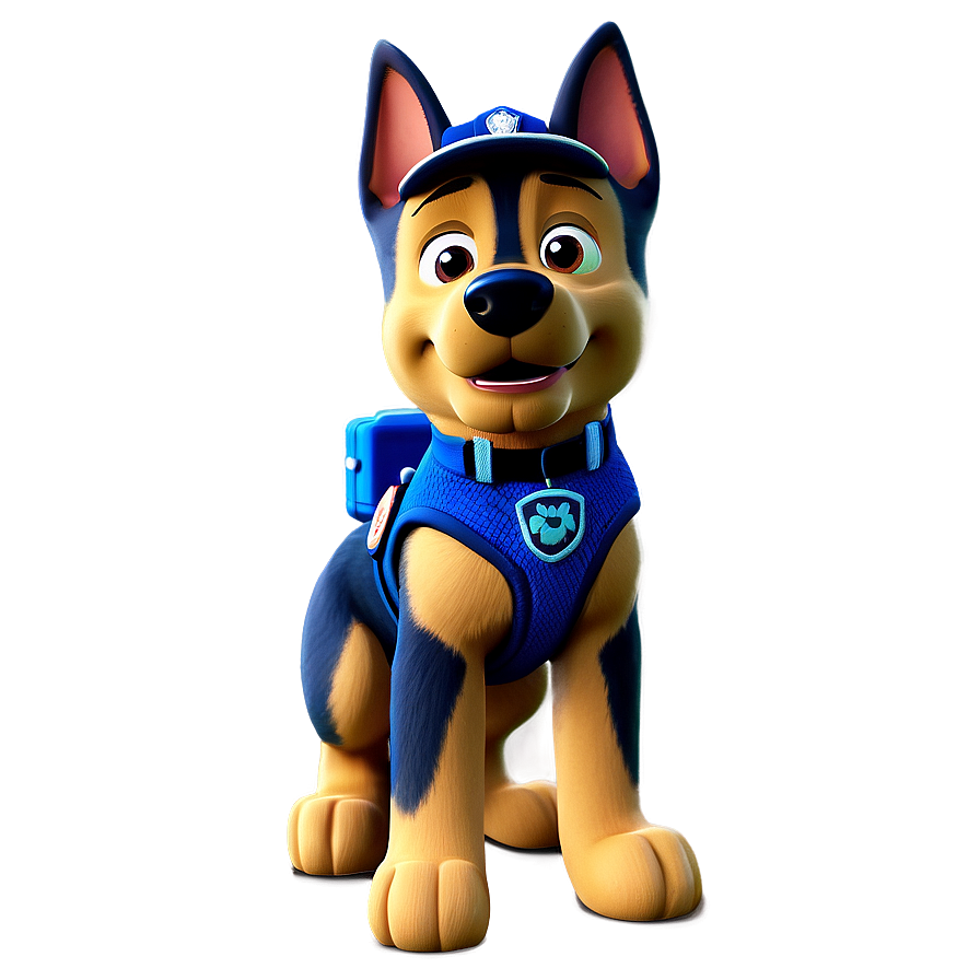 Download Chase German Shepherd Paw Patrol Png Rqr10 | Wallpapers.com