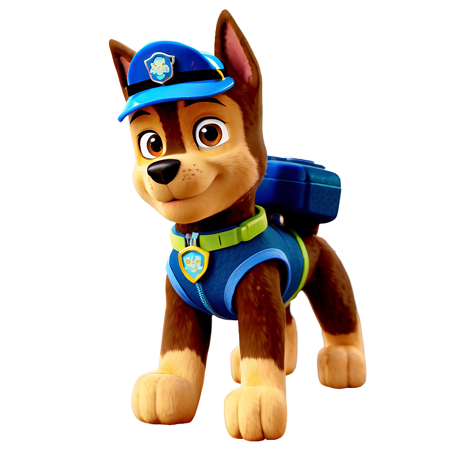 Download Chase In Action Paw Patrol Png 05252024 | Wallpapers.com