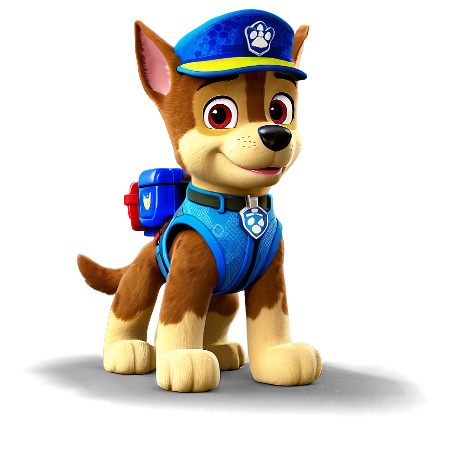 Download Chase Paw Patrol Artwork Png Reg50 | Wallpapers.com