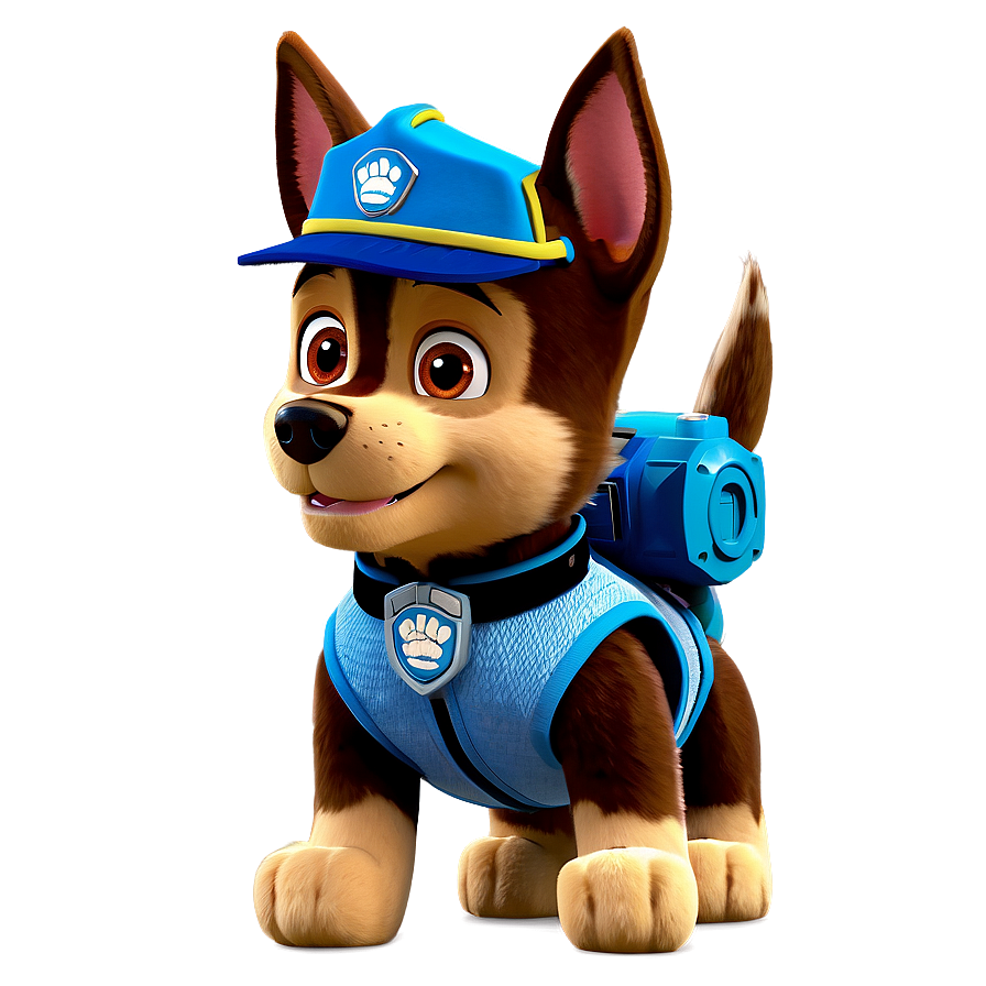 Download Chase Paw Patrol Character Png 05252024 | Wallpapers.com